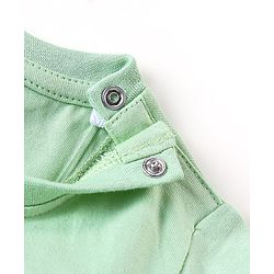 Babyhug Cotton Jersey Half Sleeves T-Shirt Tiger Print - Green