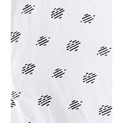Babyhug 100% Cotton Full Sleeves Printed Shirt - White
