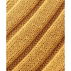 Babyhug Full Length Fleece & Woollen Pant Solid Color - Mustard Yellow