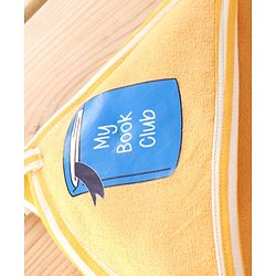 Babyhug Double Layer Interlock Hooded Towel Tiger Print L 75 x B 76 cm- Yellow