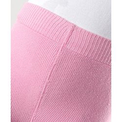 Cute Walk by Babyhug Anti Bacterial Tights Solid Design - Pink