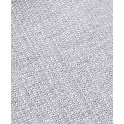 Babyhug Sleeveless Solid Thermal Vest - Light Grey