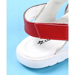 Cute Walk by Babyhug Velcro Closure Sandals - Red