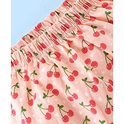Babyhug Cotton Bloomers Polka Dots & Fruits Printed Pack of 3 - Multicolour