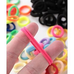 Babyhug Free Size Rubber Bands Pack of 120 Pieces - Multicolor