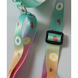Babyhug Sling Bag with Rainbow Print - Pink