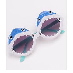 Babyhug Sunglasses Free Size Whale Design -White & Blue
