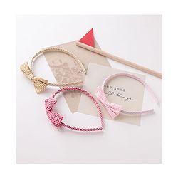 Babyhug Free Size Hair Bands Pack of 3 - Pink