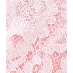 Babyhug Cap Sleeves Mesh Party Frock - Peach
