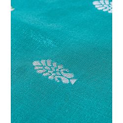 Babyhug Full Sleeves Kurta & Pyjama Set With Foil Print- Turquoise