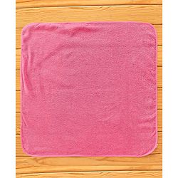 Babyhug Butterfly Embroidery Terry Hooded Bath Towel - Pink
