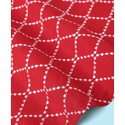 Babyhug Full Sleeves 100% Cotton Printed Kurta Pyjama Set - Red