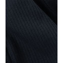 Babyhug Thermal Full Sleeves Solid Front Open Vest - Dark Navy