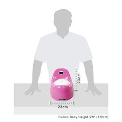 Babyhug Teeny Tiny Potty Chair With Lid - Pink
