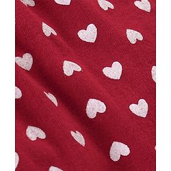 Babyhug 100% Cotton Bloomers Heart Print Pack of 3 - White Red & Blue