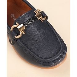 Cute Walk by Babyhug Slip Ons Party Wear Shoes - Navy Blue