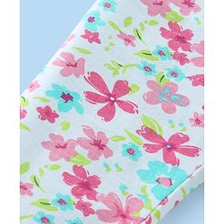Babyhug Cotton Lycra Full Length Polka Dots & Floral Printed Leggings Pack of 3 - Multicolour
