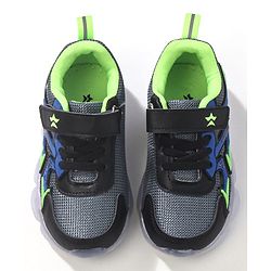 Cute Walk by BabyhugSneakers With Velcro Closure Solid - Green