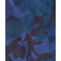 Babyhug Cotton Looper Full Length Lounge Pants Camaflouge Print - Navy Blue