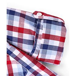 Babyhug Cotton Woven Full Sleeves Checks Shirt- Multicolor