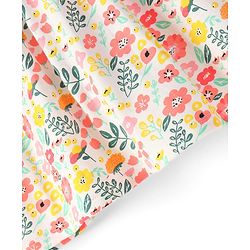 Babyhug Knit Half Sleeves Floral Printed Frocks Pack of 2 - Red & White
