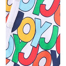 Babyhug 100% Cotton Interlock Knit Full Sleeves Vests Star Print Pack of 2 - Red