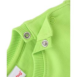Babyhug 100% Cotton Knit Full Sleeves Animals Graphics Sweatshirt - Lime Green
