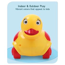 Babyhug Duck On Wheels- Yellow and Red