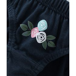 Babyhug 100% Cotton Knit Panties Floral Print Pack of 5 - Multicolor
