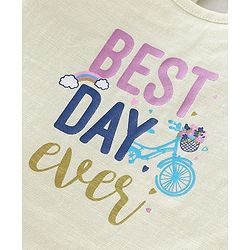 Babyhug 100% Cotton Knit Full Sleeves Top Sloth Graphics - Olive Green