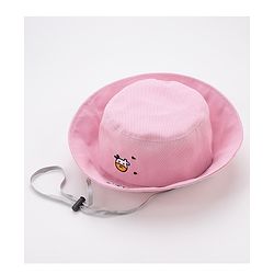 Babyhug Bucket Hat Cow Print Pink - Diameter 18 cm