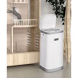 Babyhug Diaper Pail with Odor Lock Technology & Refill Bag-Grey