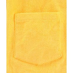 Babyhug Cotton Terry Knit Full Sleeves Hooded Bath Robe Lion Design - Yellow