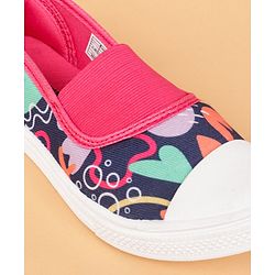 Cute Walk by Babyhug Slip On Casual Shoes Abstract Print - Blue