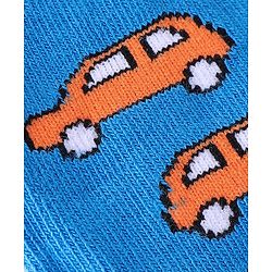 Cute Walk By Babyhug Non Terry Anti-Bacterial Ankle Length Socks Star Print Pack Of 3 - Multicolour