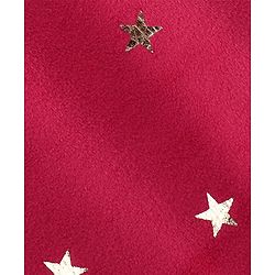 Babyhug Full Length Fleece & Woollen Pant Stars Printed - Fuchsia