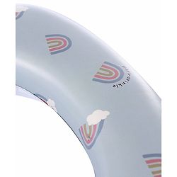 Babyhug Soft Cushioned Baby Potty Seat Rainbow Print- Green & Blue