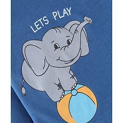 Babyhug 100% Cotton Full Sleeves Elephant Print Front Open Vests Pack of 3 - Multicolour