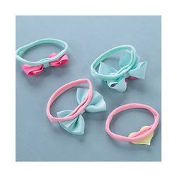 Babyhug Headbands with Bow Free Size Pack of 4 - Multicolor