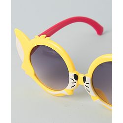 Babyhug Sunglasses Dog Theme Free Size- Yellow