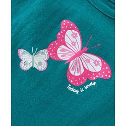 Babyhug 100% Cotton Knit Singlet Antibacterial Slips Floral Print Pack of 3 - Pink White & Teal