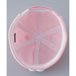 Babyhug Cotton Bucket Hat with Bunny Applique - Pink