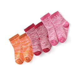 Cute Walk by Babyhug Anti-Bacterial Ankle Length Designed Socks Pack of 3 - Multicolour