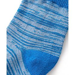 Cute Walk by Babyhug Anti-Bacterial Ankle Length Lines Designed Socks Pack of 3 - Multicolour