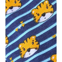 Babyhug Full Length Diaper Leggings Pack of 3 Tiger Printed - Blue & Yellow