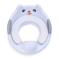 Babyhug Potty Seat With Handle & Backrest - White