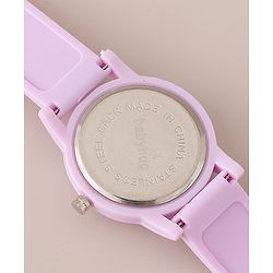 Babyhug Analog Watch with Star Print- Purple