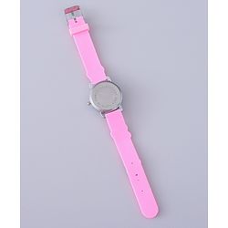Babyhug Analog Watch with Bracelets & Butterfly Print- Multicolor