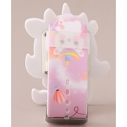 Babyhug Digital Watch with Unicorn Theme- Pink