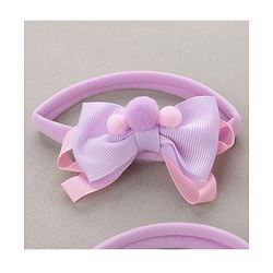 Babyhug Headbands Free Size Pack of 4 - Pink & Purple